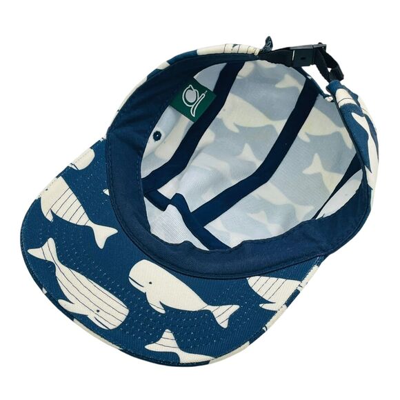 Chuck Originals 5 Panel Hat Cap Whales AOP Allover One Size Adjustable - Picture 5 of 5